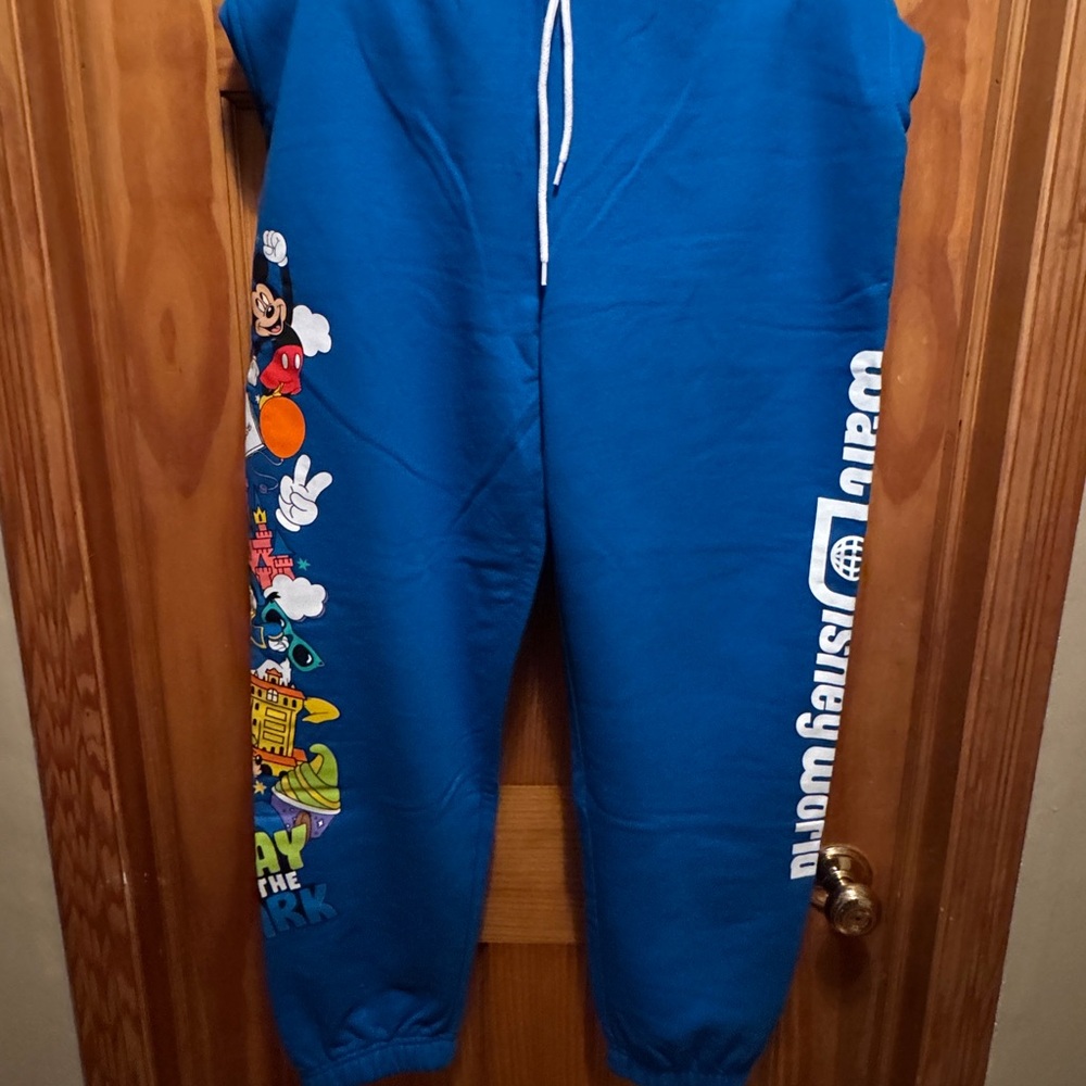 Walt Disney World Play in the Park Lounge Pants Joggers NWT Medium
